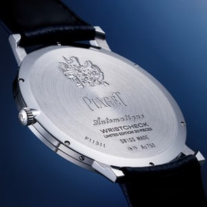 Piaget伯爵 x Wristcheck镌刻底盖