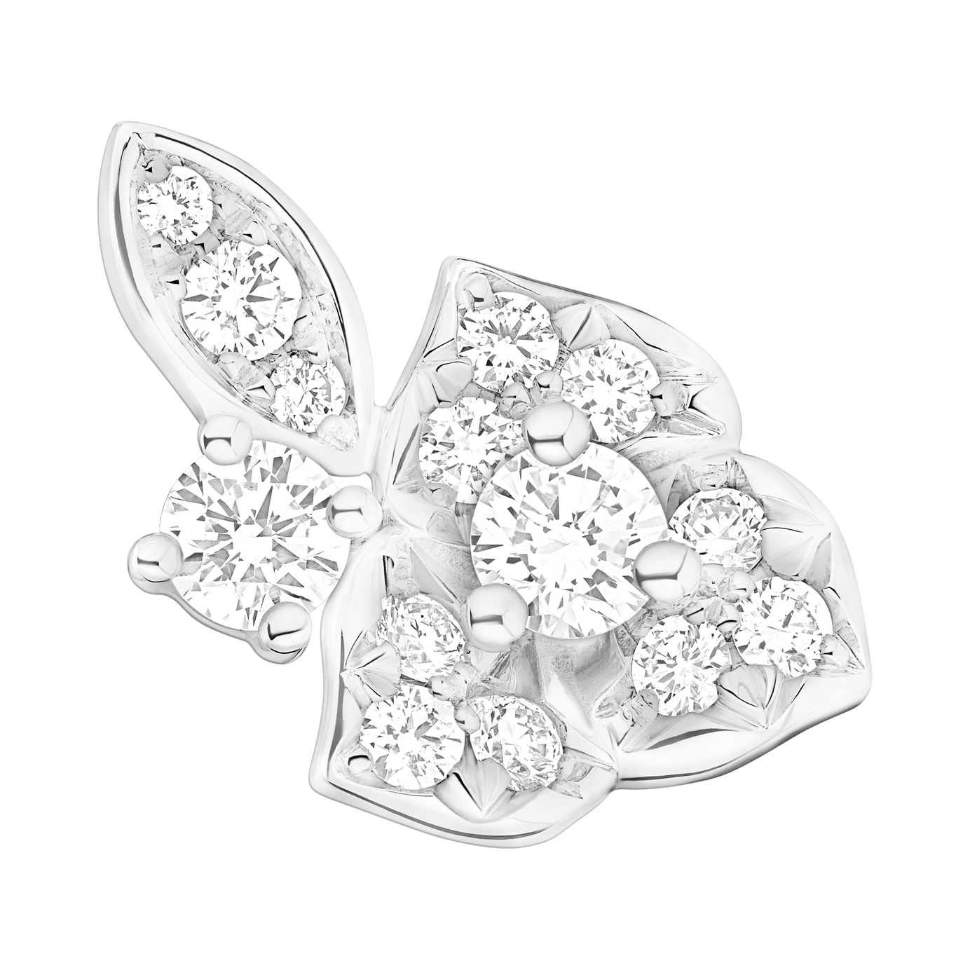 Piaget伯爵Rose系列单只耳饰