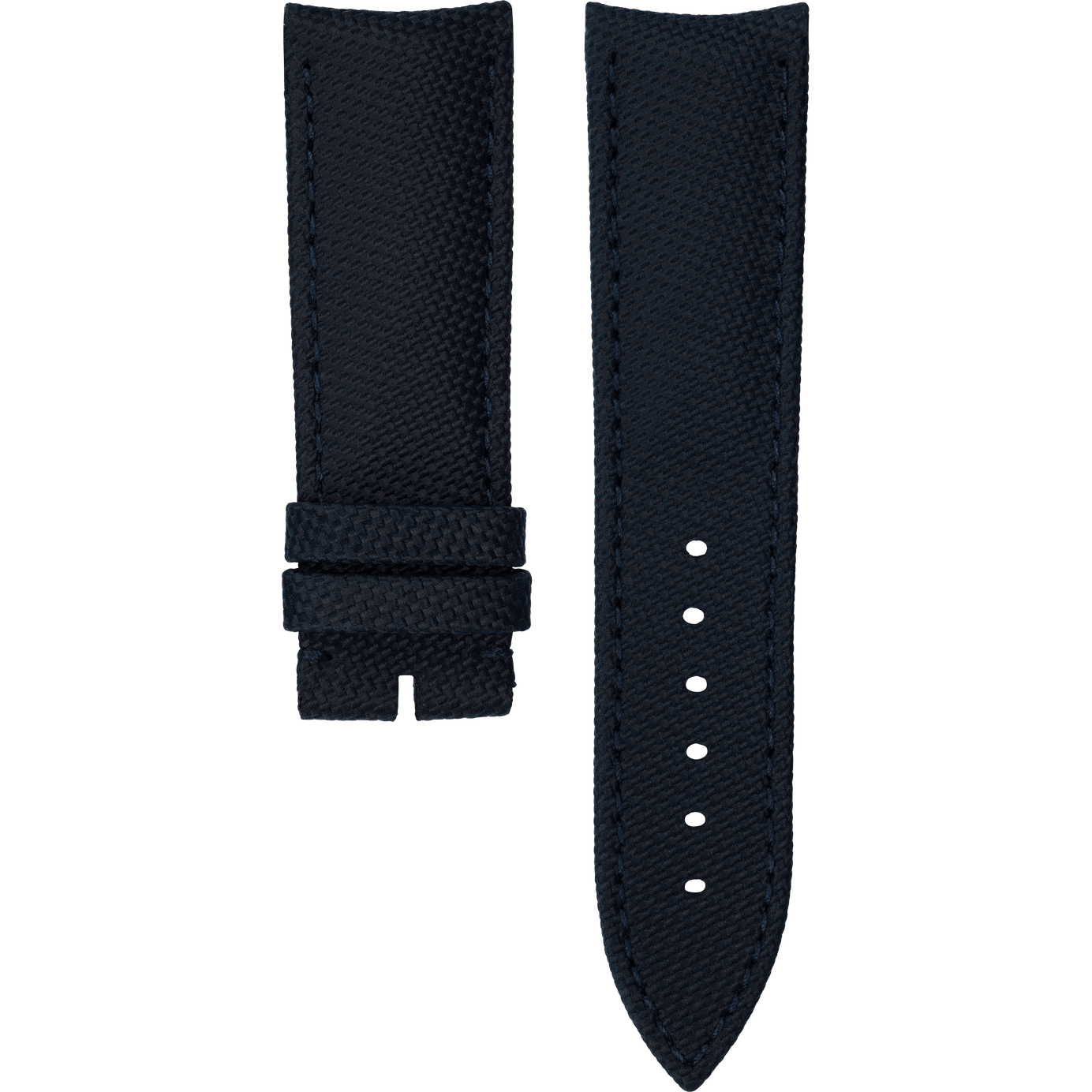 Piaget伯爵Polo腕表深蓝色纹理小牛皮表带