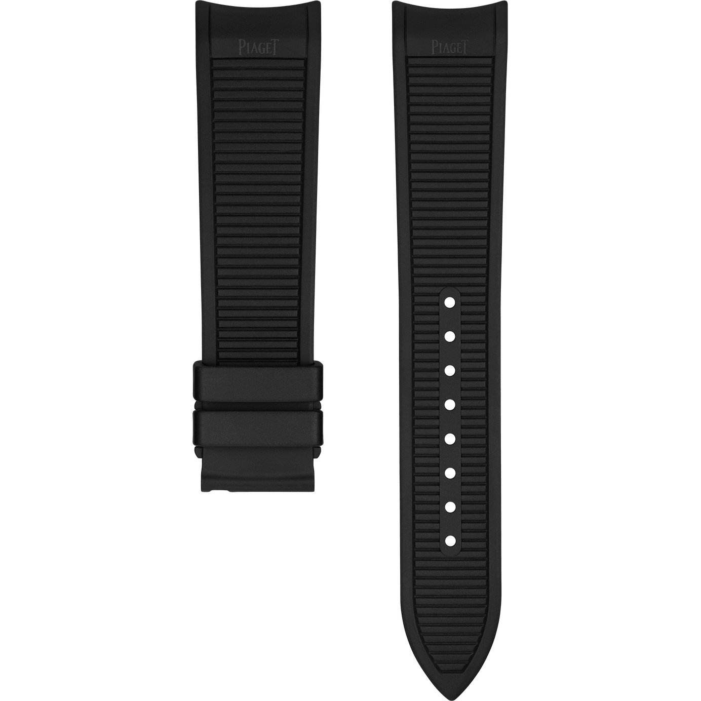 Piaget伯爵Polo腕表黑色橡胶表带