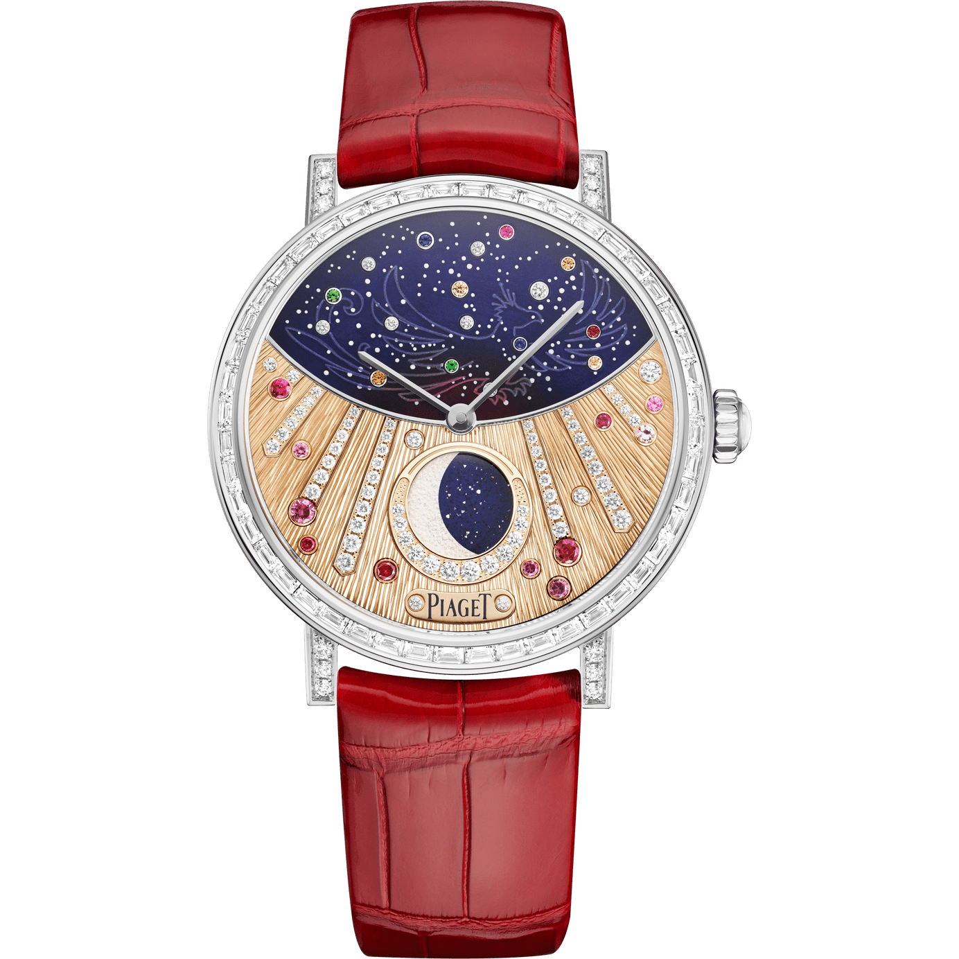 Altiplano至臻超薄系列月相高级珠宝腕表