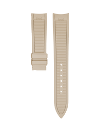 Piaget伯爵Polo腕表米色橡胶表带